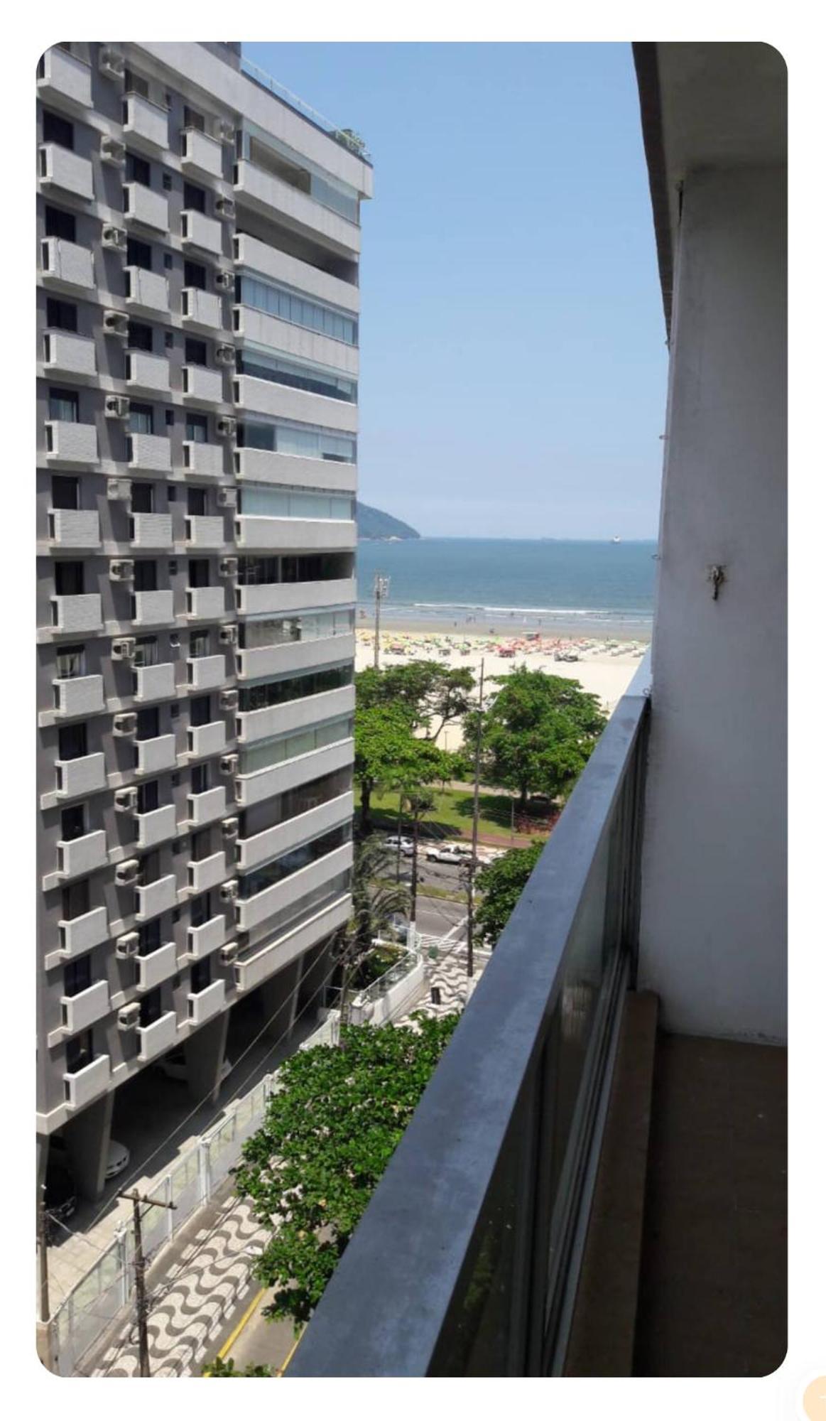 Apartamento Gonzaga With Balcony Overlooking The Sea Santos (Sao Paulo)